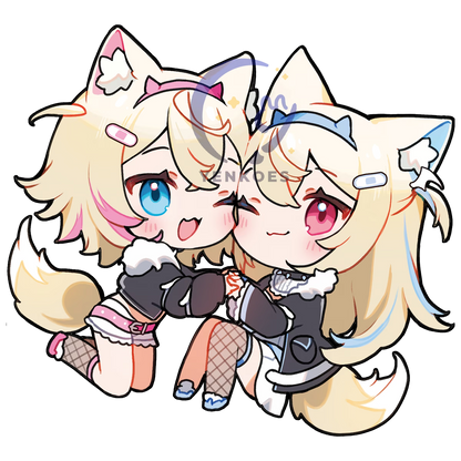FuwaMoco Keychain