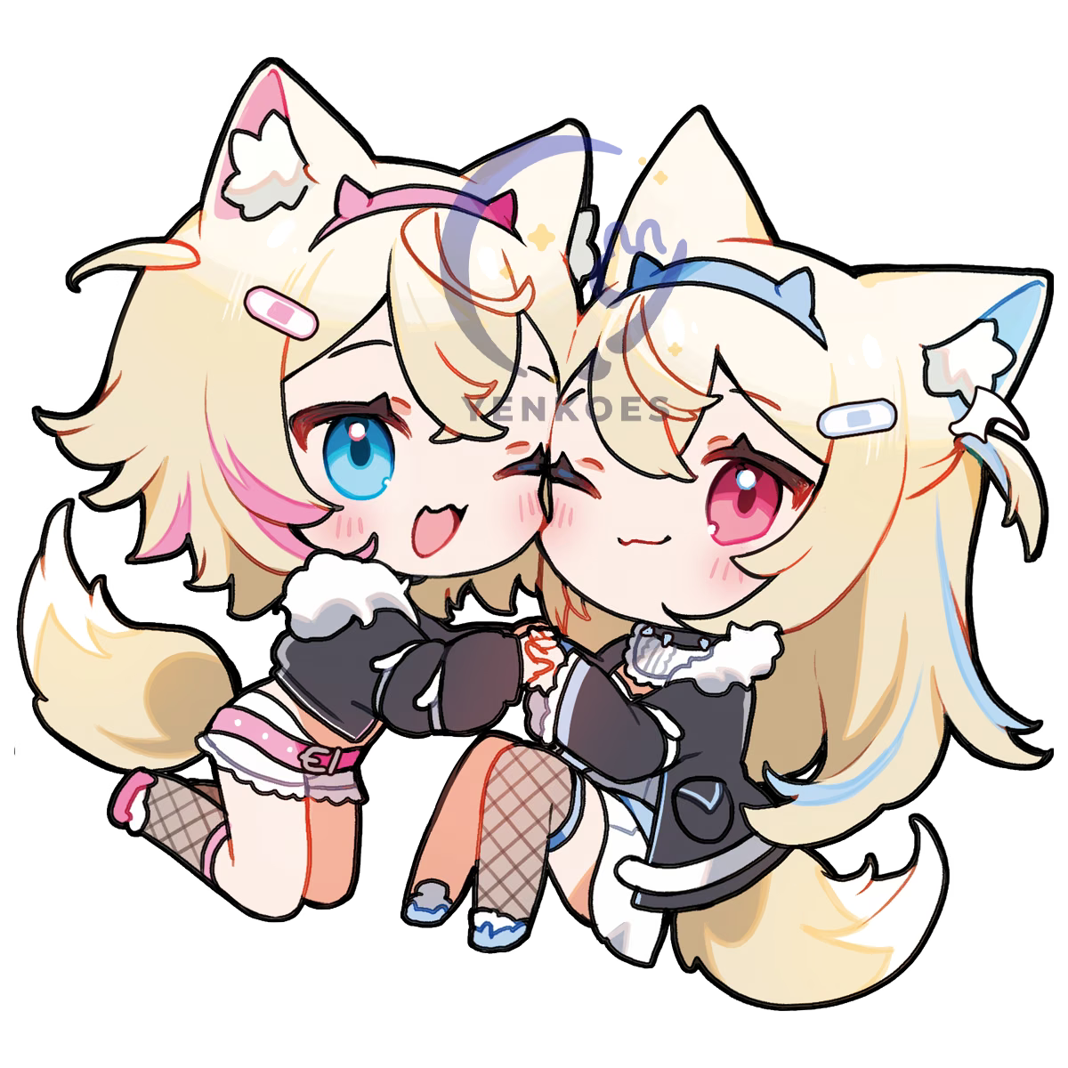 FuwaMoco Sticker