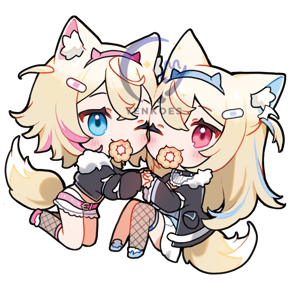 FuwaMoco Keychain