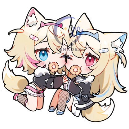 FuwaMoco Keychain