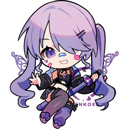 Bijou Keychain back