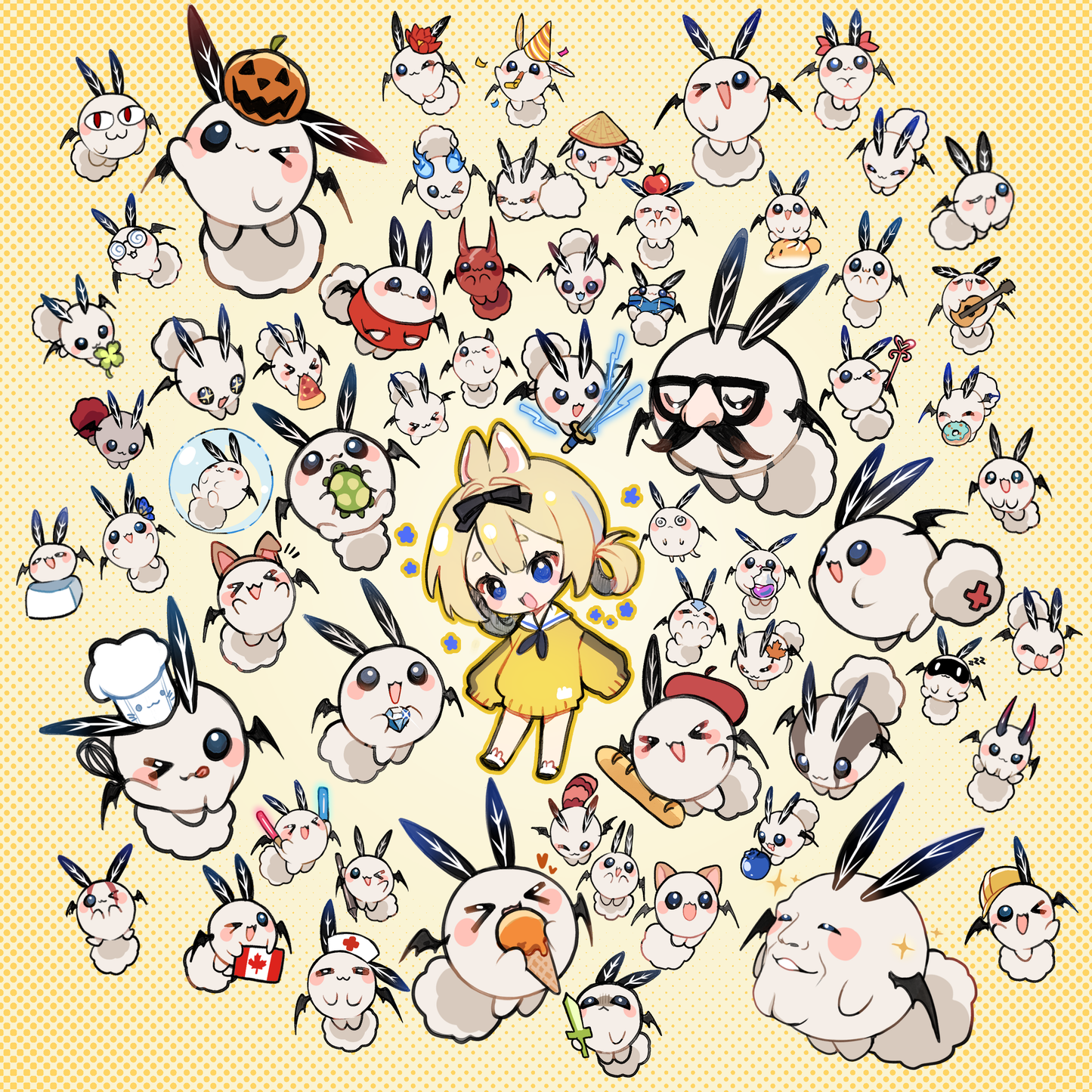 Bunnerd Jail Print