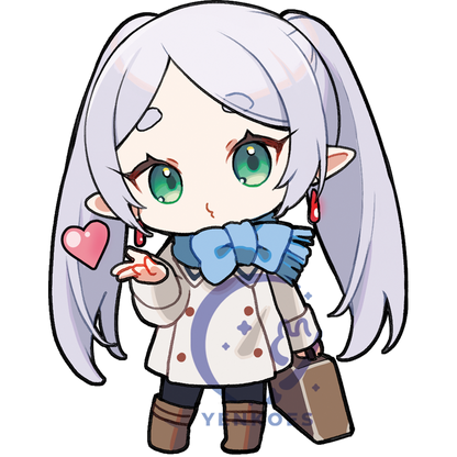 Frieren Keychain front