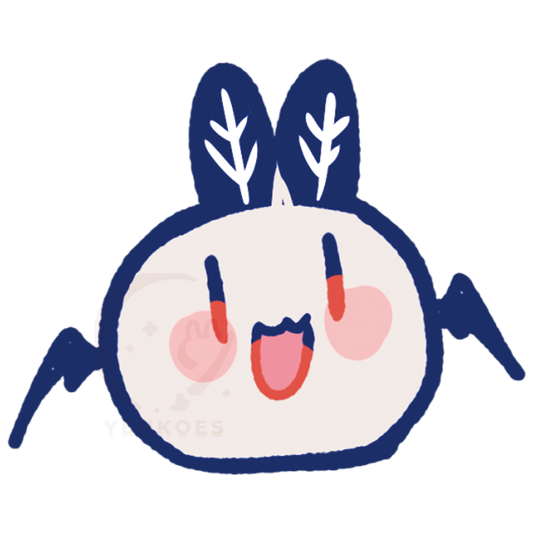 Cute Bunnerd Sticker